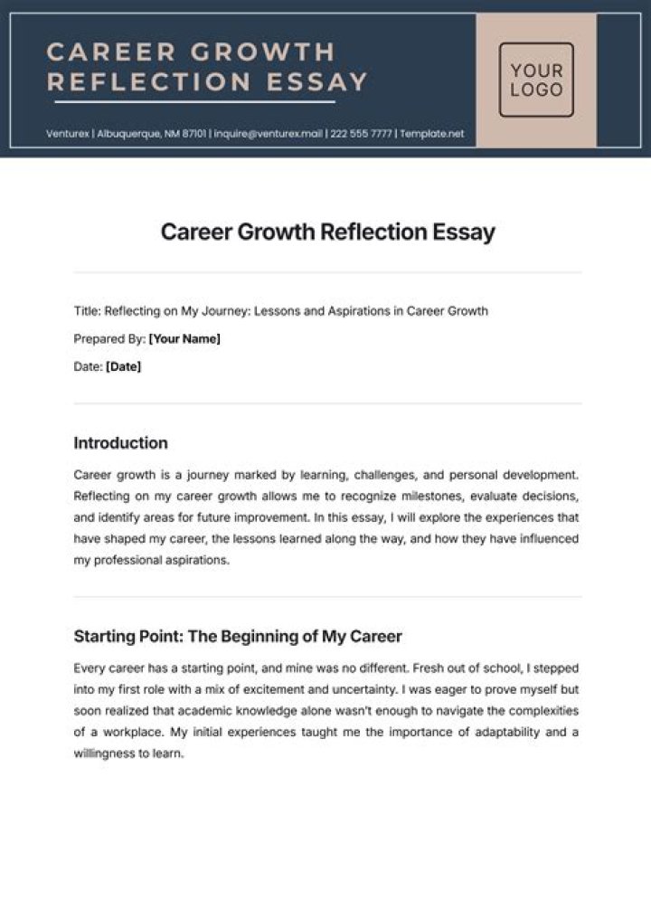 A Reflection On Life, Career, And Personal Growth