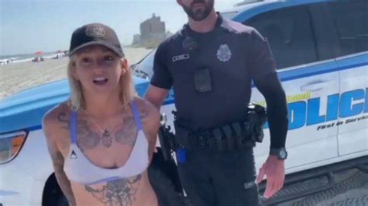 Acrobat Sam Panda Detained by Myrtle Beach Police for Wearing Thong B