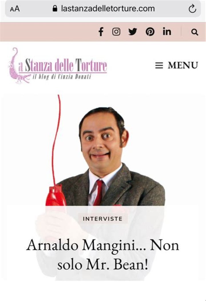 Arnaldo Mangini Vs. Mr. Bean