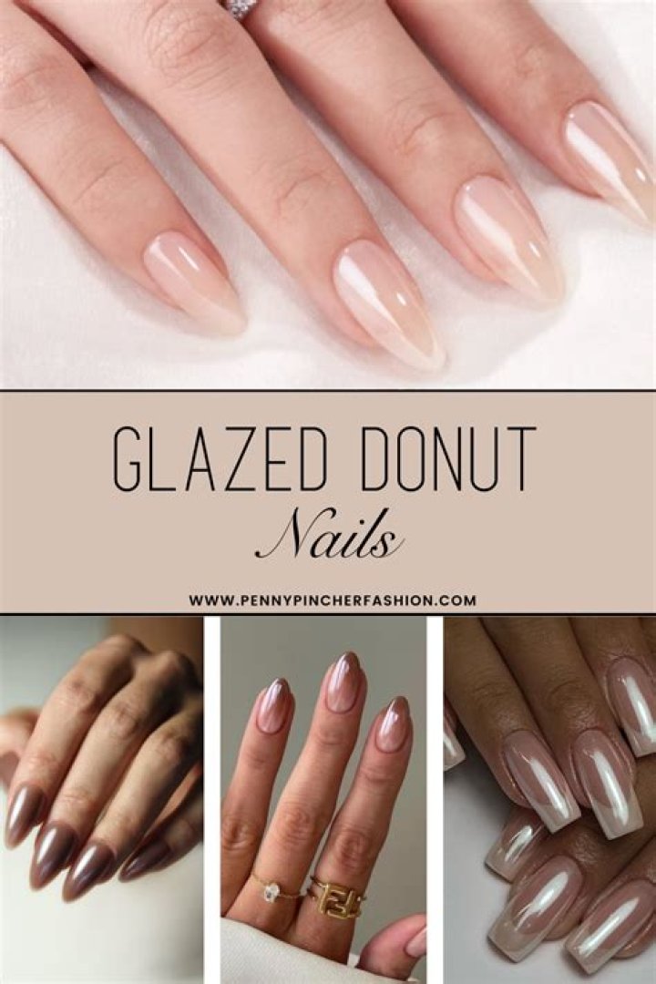 Discover The Allure Of French Tip Glazed Donut Nails: A Style Revelation