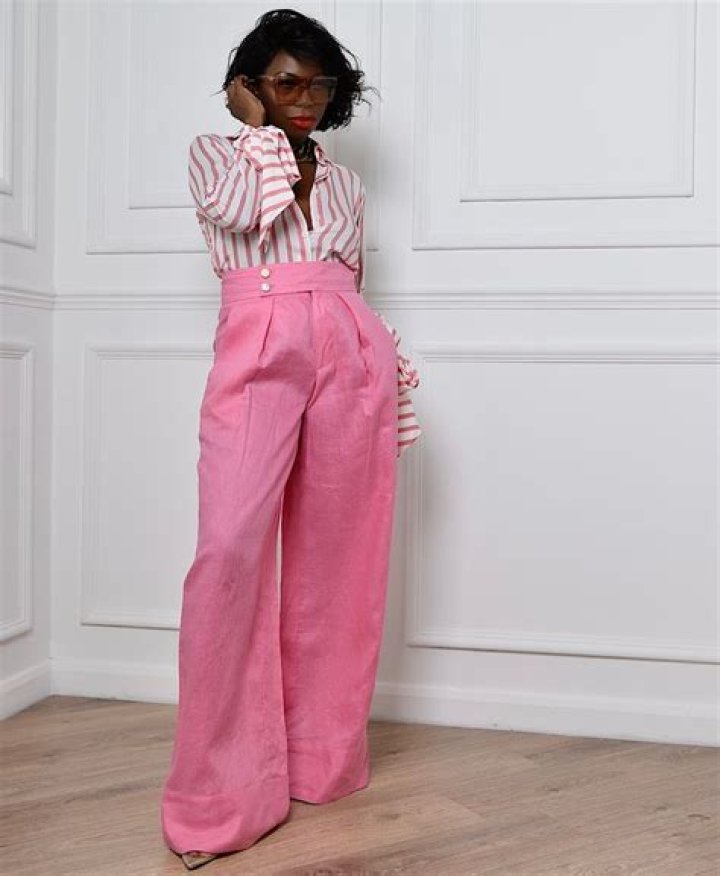 Discover The Elegance Of Womens Pink Linen Pants: A Career Wardrobe Essential