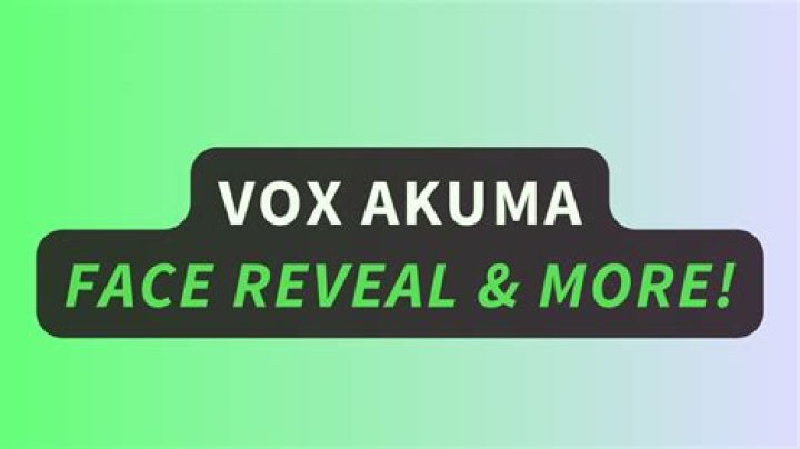 Has Vox Akuma Done Face Reveal? Details On His Age Photos And Real Name