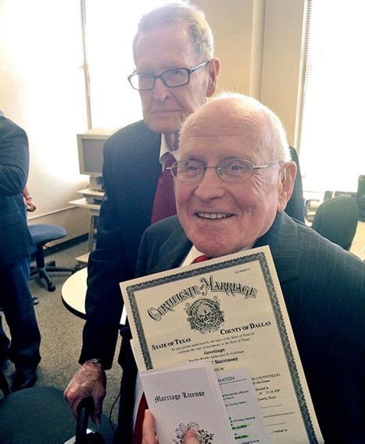 Jack Evans, George Harris Finally Married After 54 Years Together ·