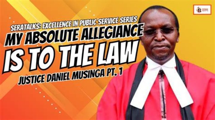 
Justice Daniel Musinga Age, Birthday, Wikipedia, Who, Nationality, Biography 