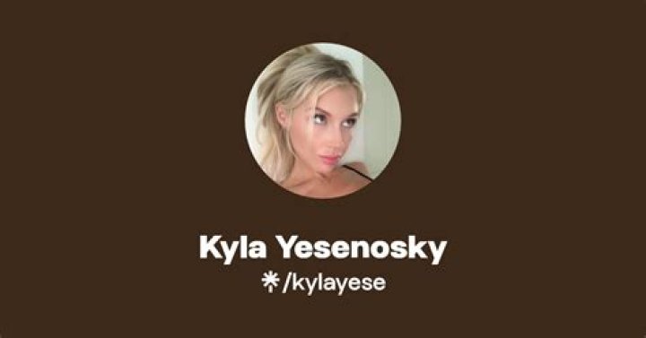 Kyla Yesenosky's OnlyFans Leak And Its Impact