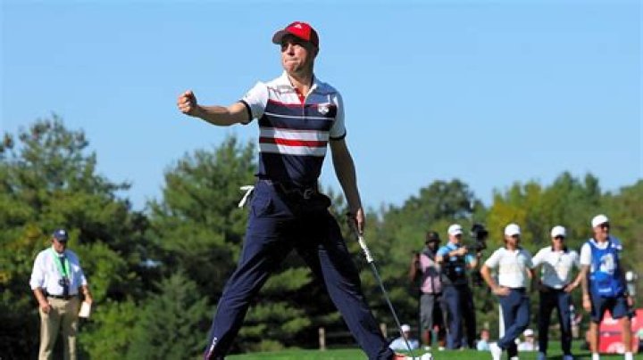 Ryder Cup 'cheating' storm as clip shows USAs Justin Thomas clearly kick his own ball |