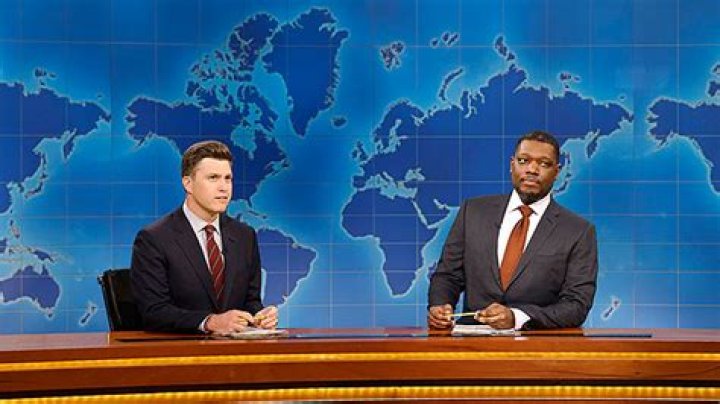 SNL Weekend Update Prank With Colin Jost & Michael Che Hollywood Life