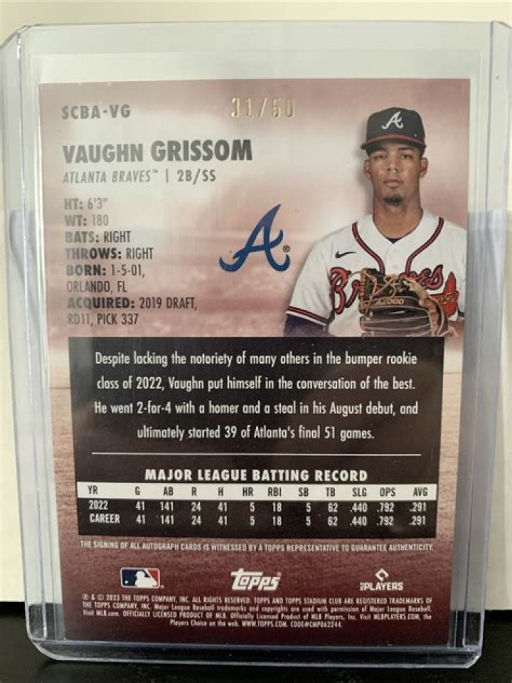 
Vaughn Grissom Dad: Is Vaughn Grissom Related To Marquis Grissom? 