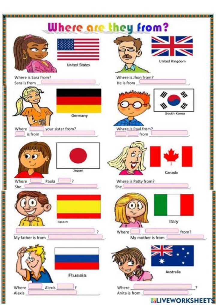 Where Are They From? ·